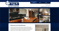 Desktop Screenshot of pridekitchens.com.au